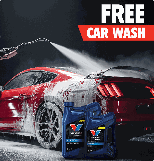 Free Car Wash with Valvoline