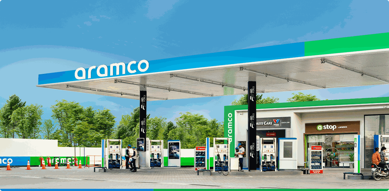 Aramco Service Station Web Banner